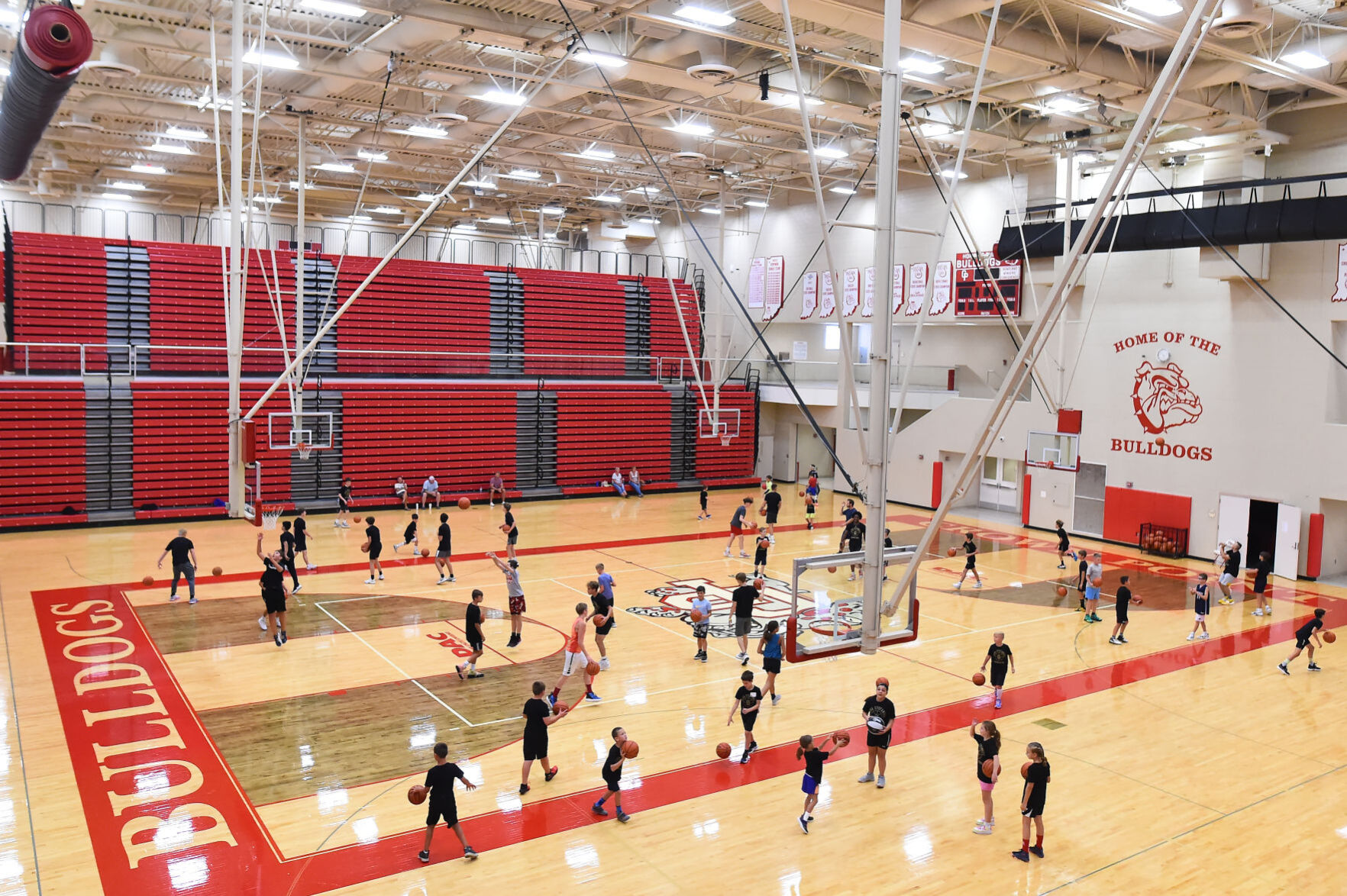Sasha Stefanovic shooting clinic in Crown Point